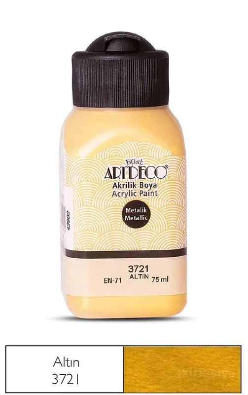 ARTDECO MET. AKRİLİK BOYA 75ml ALTIN 3721