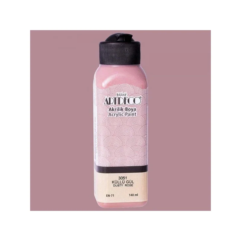 ARTDECO AKRİLİK BOYA 140 ML KÜLLÜ GÜL 070R-3051