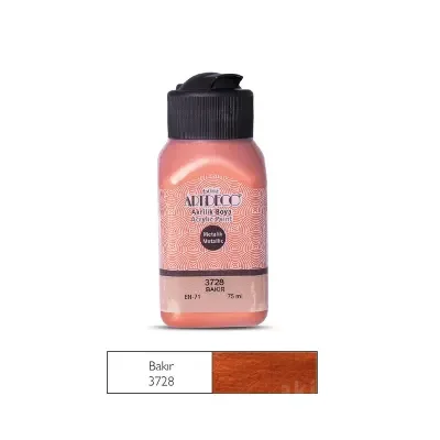 ARTDECO METALİK AKRİLİK BOYA BAKIR 75 ML 3728