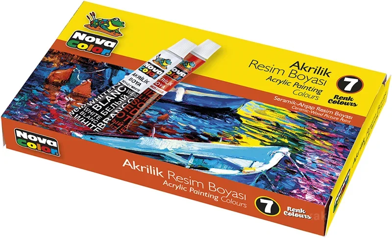 NOVA COLOR 7 RENK AKRİLİK BOYA TÜP 7 gr NC-288