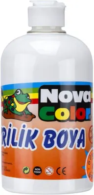 NOVA COLOR AKRİLİK BOYA 500 ml BEYAZ NC-385