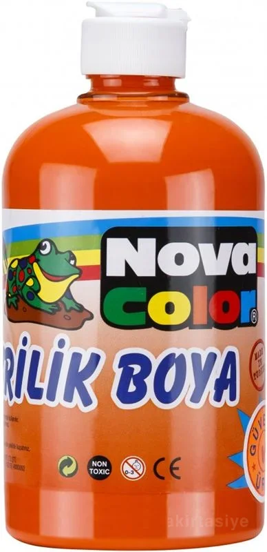 NOVA COLOR AKRİLİK BOYA 500 ml TURUNCU NC-388