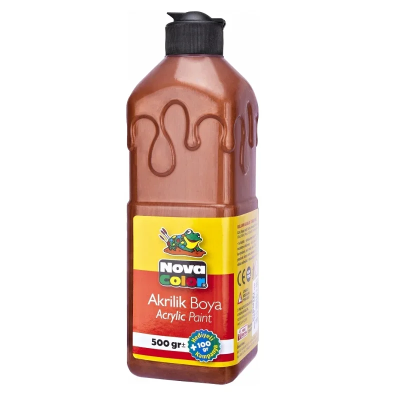 NOVA COLOR AKRİLİK BOYA 500 ml BAKIR NC-672