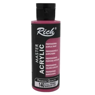 RICH AKRİLİK BOYA 140 YALI PEMBE 120 cc