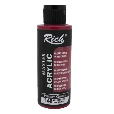 RICH AKRİLİK BOYA 148 KIRMIZI 120 cc