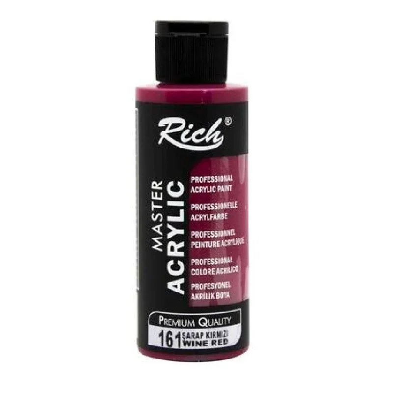 RICH AKRİLİK BOYA 161 ŞARAP KIRMIZI 120 cc