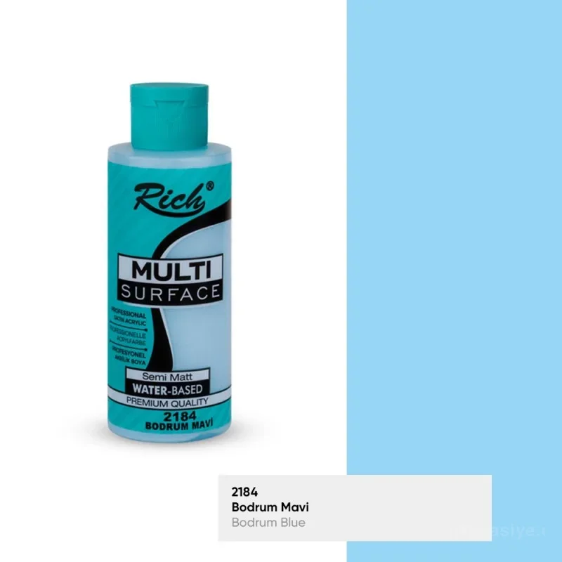 RICH MULTİ AKRİLİK BOYA 2184 BODRUM MAVİ 120 cc