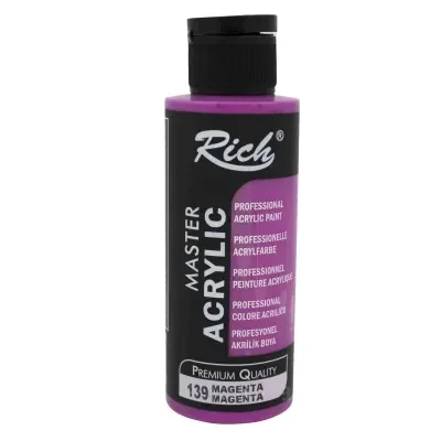 RICH AKRİLİK BOYA 139 MAGENTA 120 cc