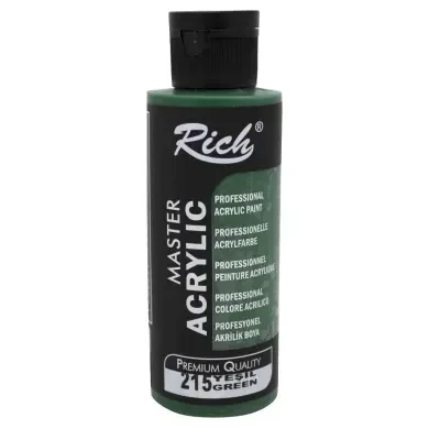 RICH AKRİLİK BOYA 215 YEŞİL 120 cc