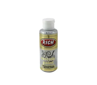 RICH METALİK AKRİLİK BOYA 03962 GÜMÜŞ 120 cc