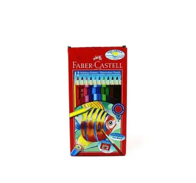 FABER 12 RENK AQUAREL BOYA KALEM KARTON KT 110622