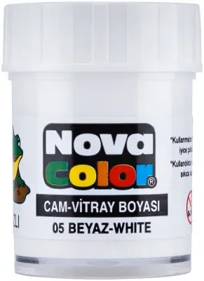 NOVA COLOR CAM BOYASI BEYAZ SU BAZLI NC-153
