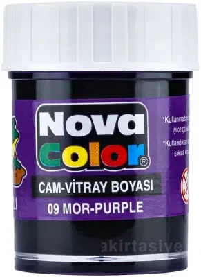 NOVA COLOR CAM BOYASI MOR SU BAZLI NC-157