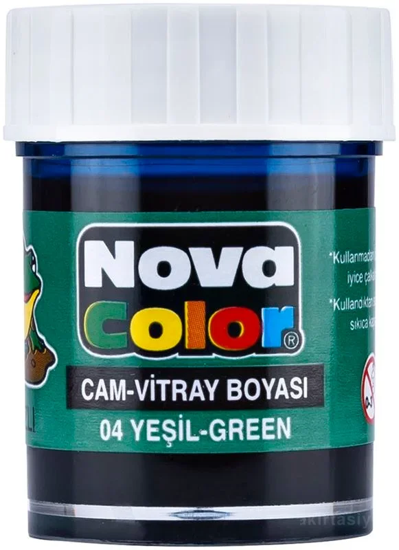 NOVA COLOR CAM BOYASI YEŞİL SU BAZLI NC-152