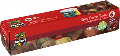 NOVA COLOR 6 RENK GUAJ BOYA ŞİŞE NC-113