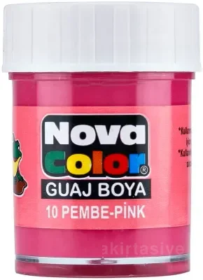 NOVA COLOR GUAJ BOYA PEMBE ŞİŞE NC-112