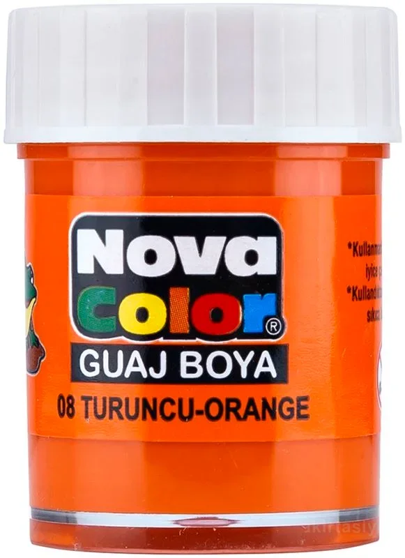 NOVA COLOR GUAJ BOYA TURUNCU ŞİŞE NC-110