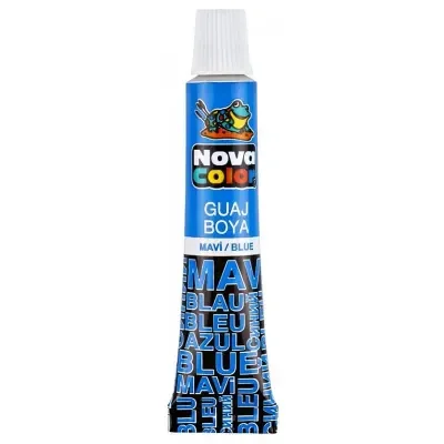 NOVA COLOR GUAJ BOYA TÜP MAVİ NC-117