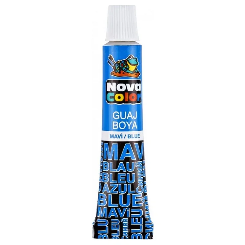 NOVA COLOR GUAJ BOYA TÜP MAVİ NC-117