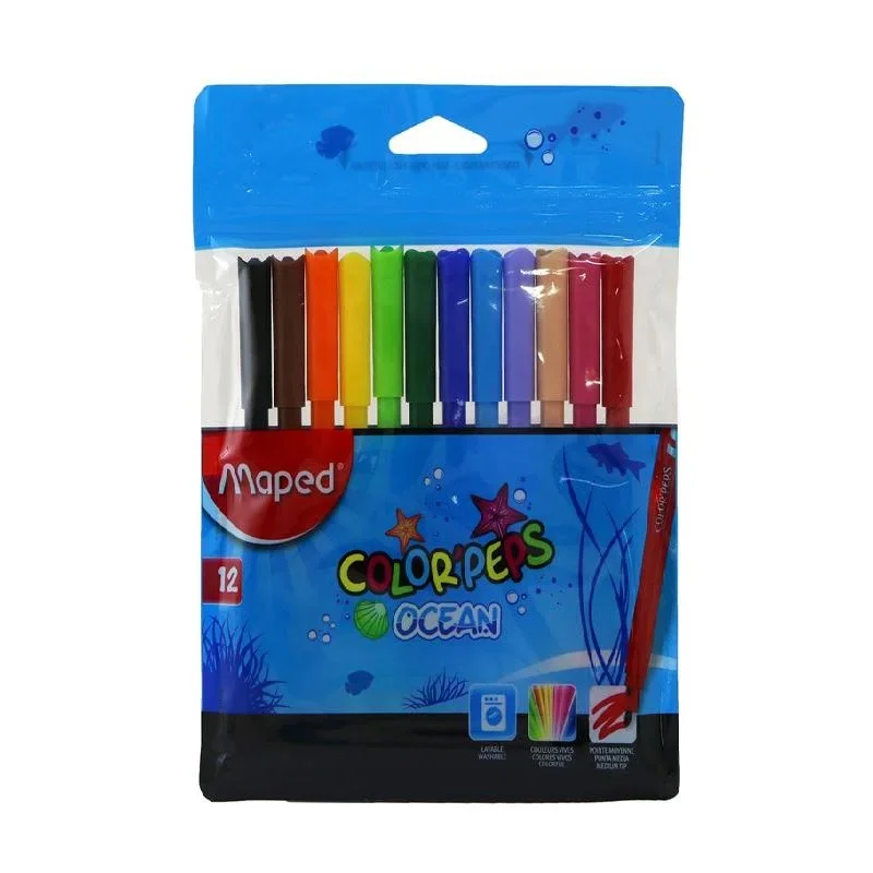 MAPED 845720 COLOR PEPS 12 RENK KEÇELİ KALEM