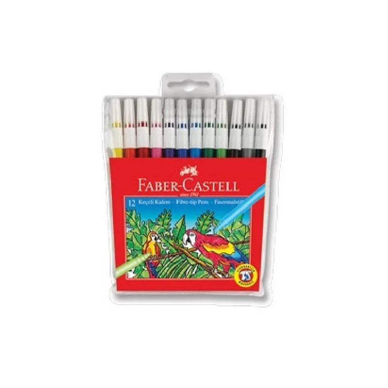 FABER 12 RENK YIKANABİLİR KEÇELİ KALEM 67155130