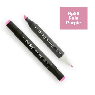 DEL REY TWIN MARKER RP89 PALE PURPLE ÇİFT UÇLU GRAFİK KALEMİ MN-DR089