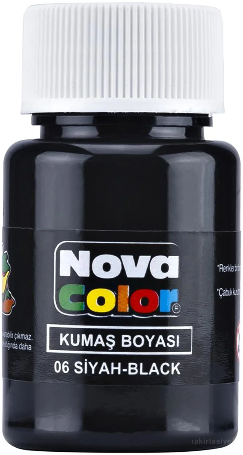 NOVA COLOR KUMAŞ BOYASI SİYAH NC-164