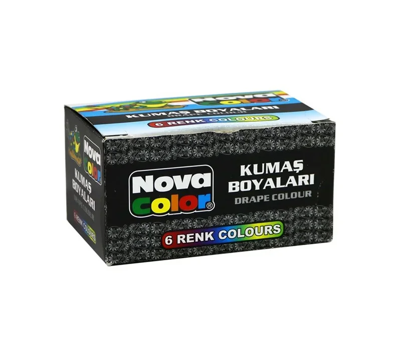 NOVA COLOR KUMAŞ BOYASI 6 LI TAKIM NC-188