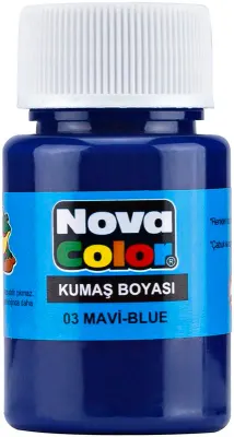 NOVA COLOR KUMAŞ BOYASI MAVİ NC-161