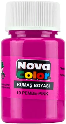 NOVA COLOR KUMAŞ BOYASI PEMBE NC-168
