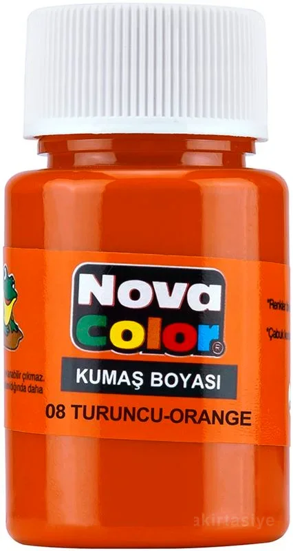 NOVA COLOR KUMAŞ BOYASI TURUNCU NC-166