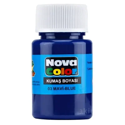 NOVA COLOR KUMAŞ BOYASI MAVİ NC-161
