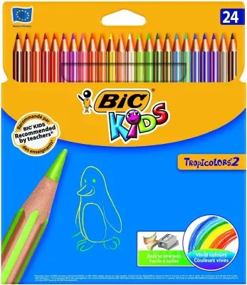 BİC TROPICOLORS 24 RENK KURUBOYA 9375183 (ÖZEL FİYAT)