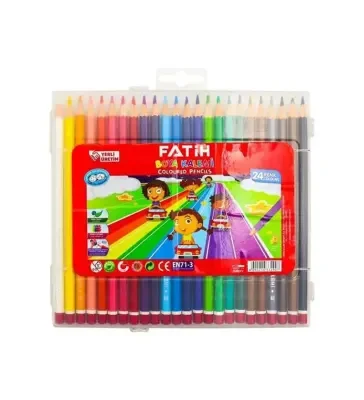 FATİH 24 RENK ÇANTALI KURU BOYA 33290