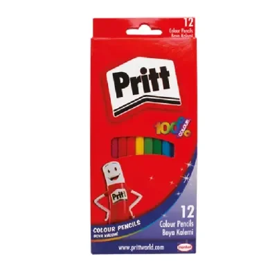 PRİTT 12 RENK KURU BOYA TAM BOY 1219734
