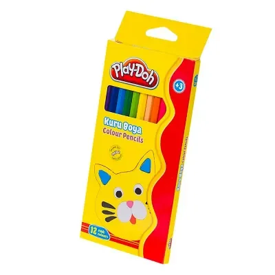 PLAY-DOH 12 RENK TAM BOY KURUBOYA KU001