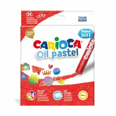 CARIOCA 24 RENK SÜPER YUMUŞAK PASTEL BOYA 43278
