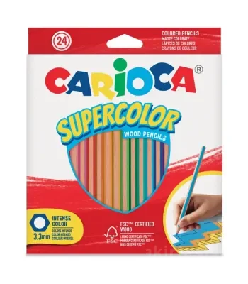 CARIOCA SUPERCOLOR KURU BOYA KALEMİ 24'Lİ 43393