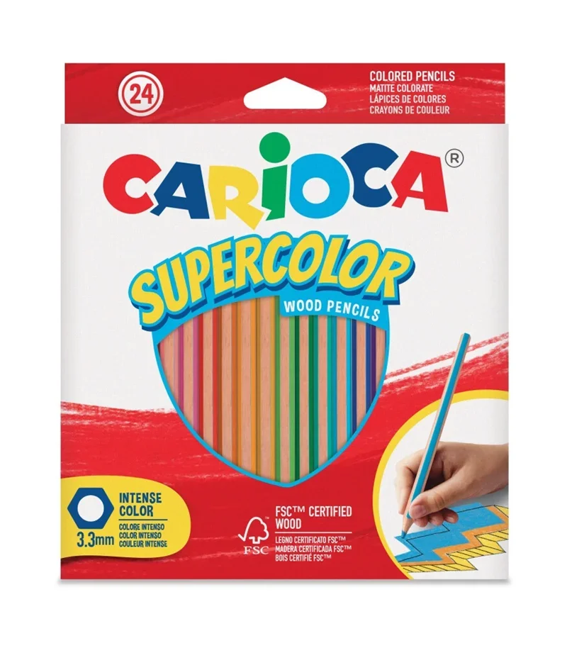 CARIOCA SUPERCOLOR KURU BOYA KALEMİ 24'Lİ 43393
