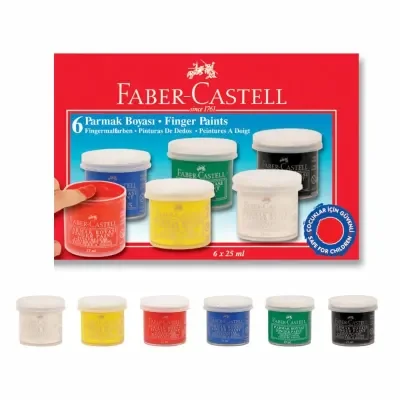 FABER 6 RENK PARMAK BOYASI ŞİŞE 160402