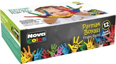 NOVA COLOR PARMAK BOYASI 12 RENK NC-460