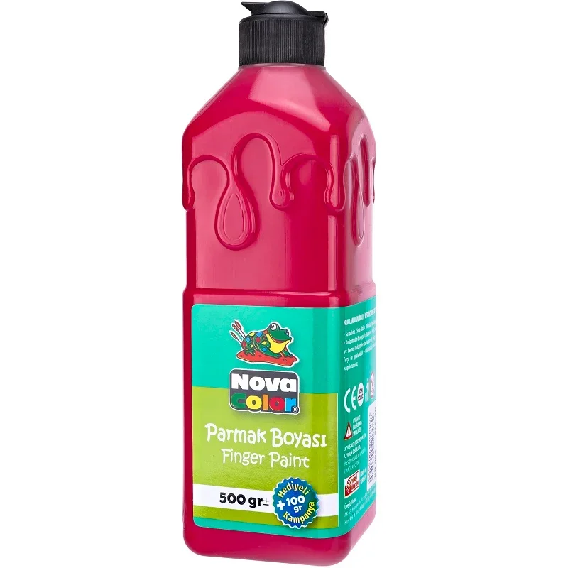 NOVA COLOR PARMAK BOYASI KIRMIZI 500 Gr NC-371