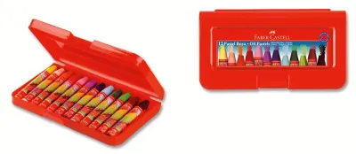 FABER 12 RENK PASTEL BOYA (PLASTİK KUTU) 52811251120