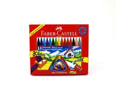 FABER 15 Lİ SİLİNEBİLİR WX CRAYON PASTEL 1122715