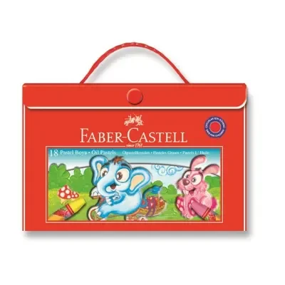 FABER 18 RENK ÇANTALI PASTEL BOYA 125119