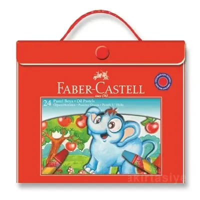 FABER 24 RENK ÇANTALI PASTEL BOYA 52811251250