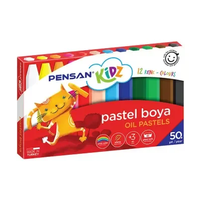 PENSAN KİDZ 12 RENK PASTEL BOYA 98060 (ÖZEL FİYAT)