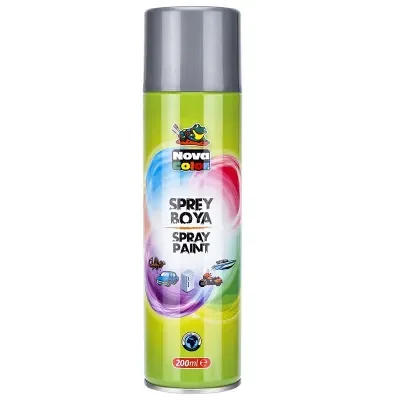 NOVA COLOR SPREY BOYA GÜMÜŞ NC-812