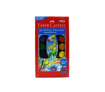FABER 21 RENK BÜYÜK BOY SULU BOYA 52921250210