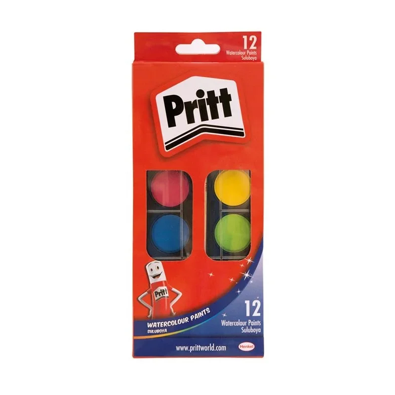 PRİTT 12 RENK SULU BOYA BÜYÜK 1047948